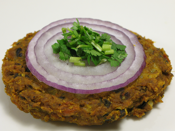 Black Bean and Sweet Potato Burger